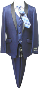 BOYS 5PC. TR SUIT (2141409) NEW BLUE
